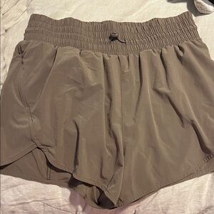 Womens All in Motion Size Medium Tan shorts